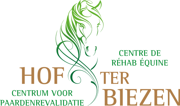 Logo centrum voor paardenrevalidatie Hof Ter Biezen Poperinge Delphine Vandersarren